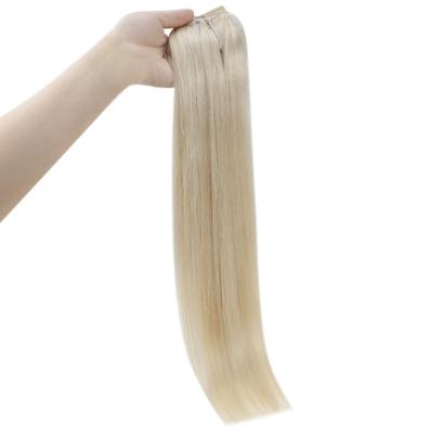 China Cheap straight supply Indian factory direct virgin hair extensions halo hair for sale