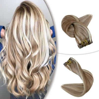 China Wholesale Soft Brazilian Weave Clip In Hair Cuticle Body Lace Hair Extension Clip In Hair No Tangle for sale