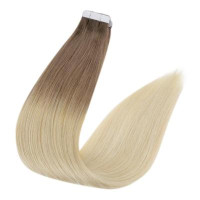 China Real Wave Hair Extensions Virgin Silky Straight High Quality Current Big Hair Tape In Hair Extensions Fast Shipping for sale