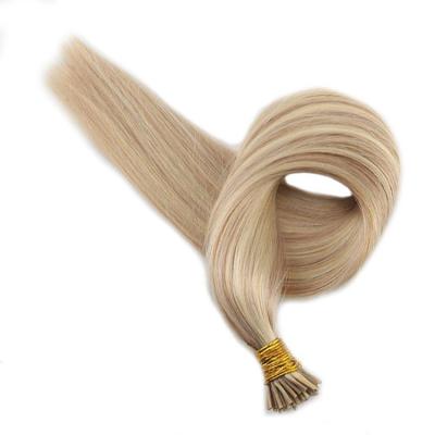 China Good Quality Straight Brazilian Remy Hair I Tip Hair Extensions On Sale for sale