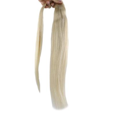 China European Ponytails Pulled Long Double Straight Ponytail Hair for sale