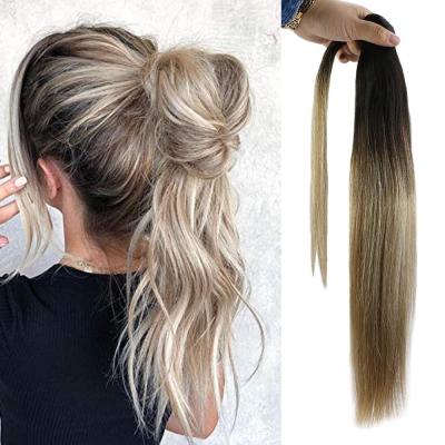 China Good Quality Indian Remy Hair Straight Ponytails for sale