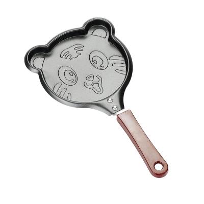 China Sustainable Promotional Carbon Steel Food Grade Mini Egg Frying Pans for sale