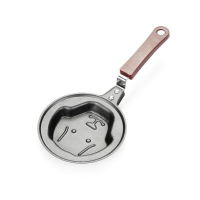 China Non Viable Stick Small Eggs Poaching Pan Dog Shape Frying Pot for sale