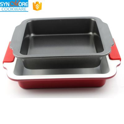 China Corrosion Resistance Square Iron BBQ Grill / Griddle Pan for sale