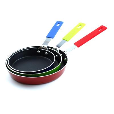 China High Quality Aluminum Nonstick Iron/Pizza Pan+Silicone Filter Indian Tawa Pan for sale