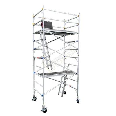 China Modern Australian standard for construction building mobile platform with wheels tower scaffolding aluminium-scaffolds for sale