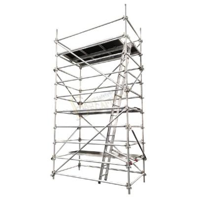 China Modern AS 1576 Standard Australian Construction Building Material Modular System Scaffolding Kwikstage for sale