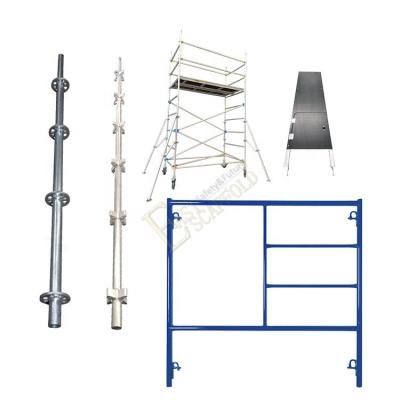 China Ringlock/Cuplock/Kwikstage/Haki/Frame Scaffolding Aluminum/Fiberglass Modern Steel Scaffold Andamios For Construction for sale