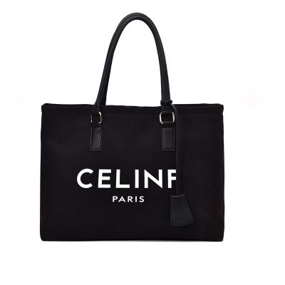 China 2019 Eco-friendly new fashion leisure shopping bag large capacity tote canvas bag simple portable portable shopping bag for sale