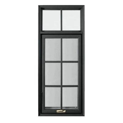 China Sound Insulation And Waterproof Luxury Australia And American Standard Single Aluminum Swing Casement Window for sale