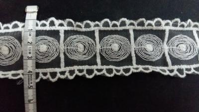 China Cotton Lace ,embroidery lace, cotton/ polyester, lace for dress, 4.5cm for sale