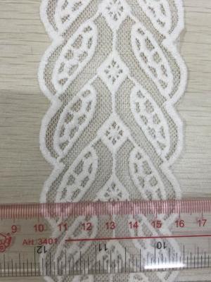 China Elegant polyester lace, embroidery lace fabric chemical lace fabric micro fiber lace fabric 150cm for sale