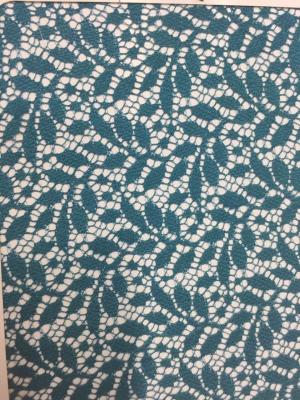 China Elegant polyester lace, embroidery lace fabric chemical lace fabric micro fiber lace fabric 150cm for sale