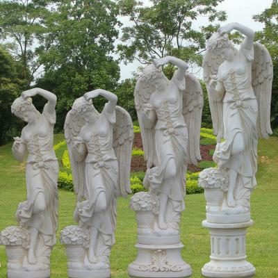 China Western Supply Best Lucky Art Angle Marble Statue Factory Hot Sale Sculpture for sale