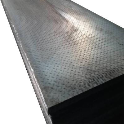 China Mild Hot Rolled Checkered Plate ASTM A36 S355jr SS400 S235jr S275jr Ms Carbon Steel Steel Plate Checkered Plate for sale