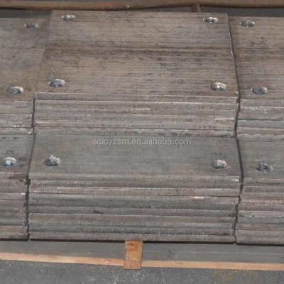 China Structures and equipment. Q345+Chromium Carbide Coated Wear Resistant Steel Plate for sale