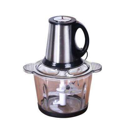 China 2L and 3L GLASS BOWL Capsule Cutter Food Processor chef'n veggichop hand operated food cleaver good quality easy operation free sample for sale