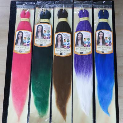 China Wholesale Synthetic Braid Hair Volume Stretch Pre Expression Braidingen Hair Extensions For African Women for sale