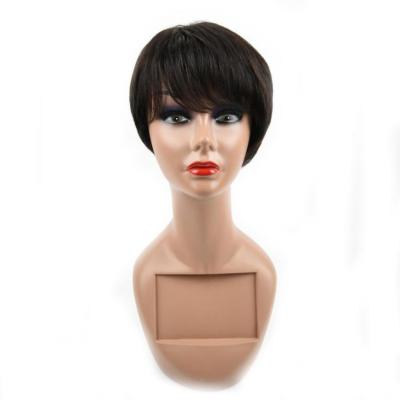 China Silky Straight Wave Wig Female Short Lead Hair Brazilian Wigs for sale