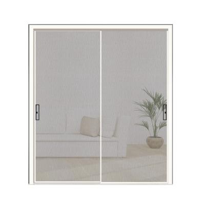 China Waterproof French Narrow Exterior Sliding Doors Aluminum Frame Sliding Gass Door for sale