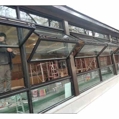 China Durable Cheap Aluminum Verticalbifold Folding Windows Fold Glass Windows for sale