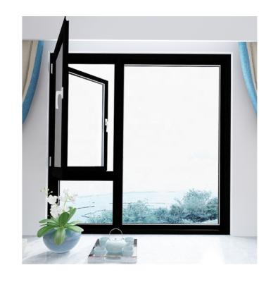 China Sliding Aluminum Curved Reflective French Glass Casement Windows For Home for sale