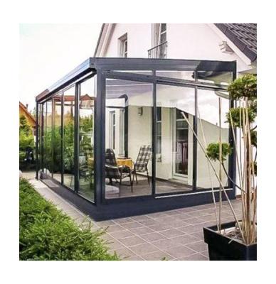 China Modern Multi Function Homes Garden Aluminum Outdoor Room Sunrooms Glass Solarium for sale