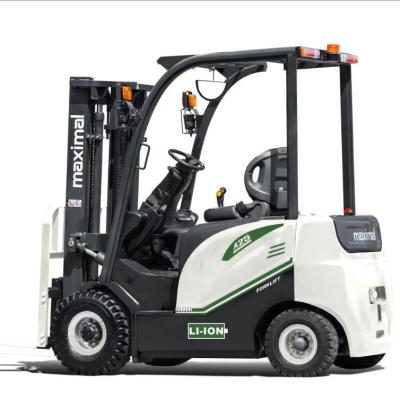 China Building Material Shops Maximal 2T 2000kg Electric Forklift Lithium / Li-ion Battery Forklift Made in China for sale