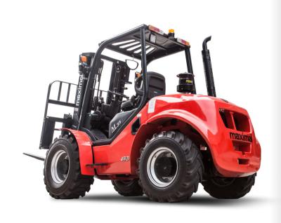 China Other 3.5T/3.5 ton 4WD Maximal Rough Terrain Truck Forklift Truck with Yanmar 4TNE98 Engine for sale