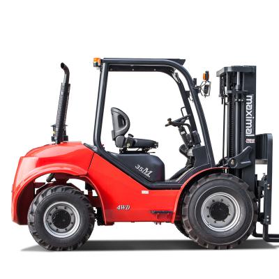 China Other Compact 2.5T Hydraulic 4WD Maximal Rough Terrain/All Terrain Forklift Truck with Yanmar 4TNE98 engine for sale