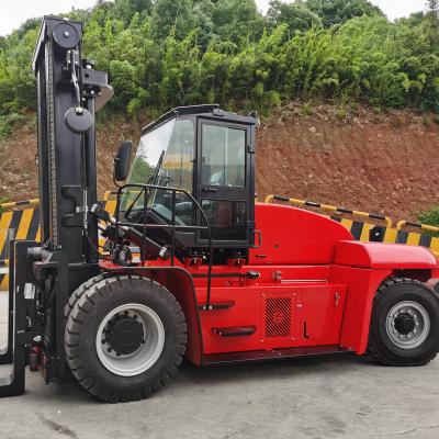 China Building Material Shops New Maximal 30 ton Diesel powered Heavy Duty Forklift for steel handling for sale