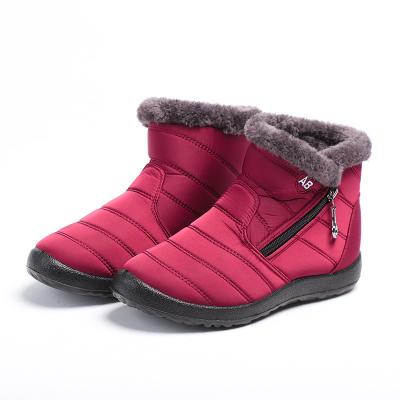 China Women's CUSHIONING Boots 2021 Fashion Waterproof Snow Boots For Winter Shoes Women Casual Lightweight Ankle Warm Winter Boots for sale