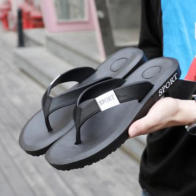 China Wholesale 2021 New Anti Slip Sweat-absorbent Toe Clip Sandals Men's Outdoor Leisure Beach Shoes for sale