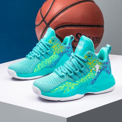 China Neutral/Both Men's and Women's 2021 Autumn Flight New Woven Sneakers High Top Children's Breathable Basketball Shoes for sale