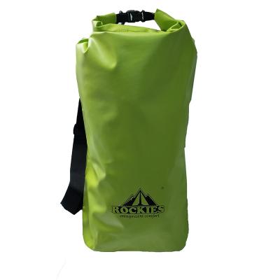 China Outdoor Foldable Waterproof Custom Logo PVC Dry Bag 15L 25L Water Resistant Backpack for sale