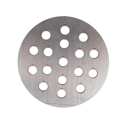 China Laser Cutting Round Stainless Steel Floor Drain Chinese Factories Machining Metal Set Piece Stainless Steel Fence for sale