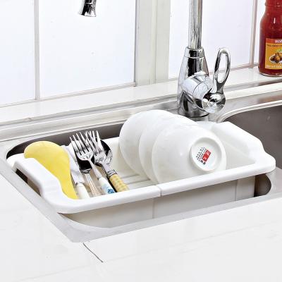 China Sustainable Plastic Dish Tray Dish Drainer Kitchen Drying Rack Sink Sponge Rack Organizer Fruit Wash Bowl Bathroom Kitchen Dish Dish Drainer Holder for sale