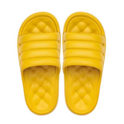 China CUSHIONING New Style Home Use Solid Color Bathing Couples Outdoor Bedroom Slippers Thick Bottom Non-slip Slipper Slippers for sale