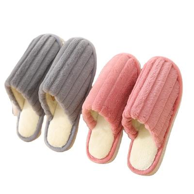 China Fashion Trend Promotion Women Winter Plush Slippers House Outdoor Indoor Warm Bedroom Shoes OEM Non-slip Sandals Factory Brand Custom Slippers for sale