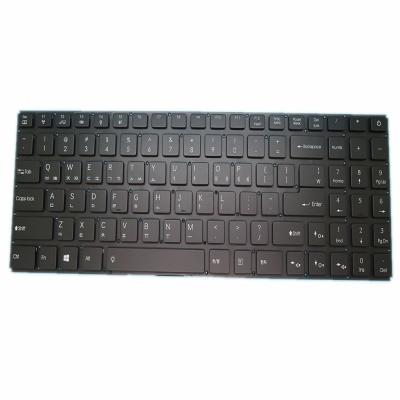 China New Arrival Plug and Play Black Backlit Laptop Keyboard for HASEE X5-KL7S1 X5-KL7S2 X5-SL7S1 X5-SL7S2 Korean Kr 51-00-US 1706 DOK-V6385J for sale