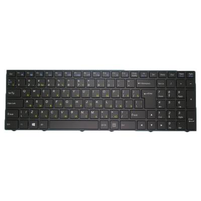 China Wholesale Plug and Play Laptop Keyboard for CLEVO N750GU N750WG N750WL N751GU N751WG N751WL RU Black Frame Backlit Russian for sale