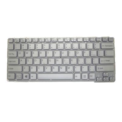 China Wholesale Plug & Play Laptop Keyboard For SONY SVE14A Series 9Z.N6BBF.T01 149117311US 55012FY02U2-035-G USA English Silver New for sale