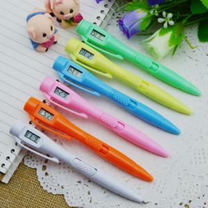 China 2015 Promotion Logo Custom Plastic LED Ballpen, stock price led light pen,ballpen with LED for sale