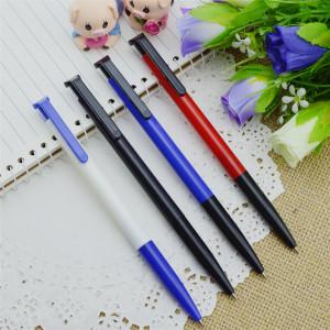 China Factory hot selling and high quality plastic rubber square shape hotel pen,Hotel ball pen for sale