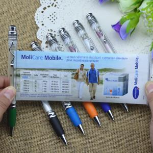 China Factory New Design Cheap Custom Advertising Banner Pen Plastic Promotional Ballpoint pen for sale