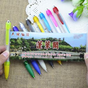 China Factory New Design Cheap Custom Advertising Banner Pen Plastic Promotional Ballpoint pen for sale