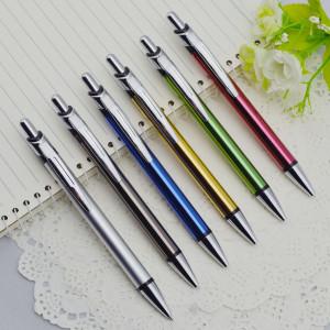 China Factory New Design Custom Advertising Ball Pen, Gift Aluminum Ballpoint pen for sale