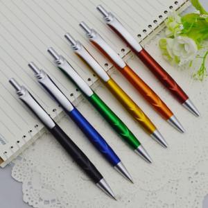 China Factory New Design Cheap Custom Advertising Ball Pen Plastic Promotional Ballpoint pen for sale