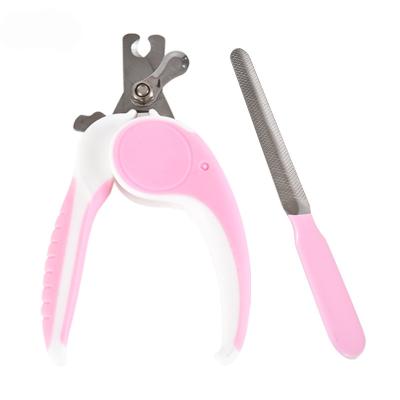 China Cat Dog Nail Clipper Cutter Stainless Steel Grooming Tool Pet Viable Animal Nail Clippers With File Set for sale